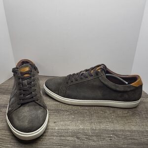 Allen Edmonds CourtSide Sneaker Grey Suede Men's Size 14 D